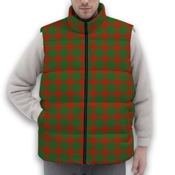 ScotsTee Shop Scottish Middleton Ancient Premium Tartan Puffer Vest Winter White Duck Down Vest Sleeveless