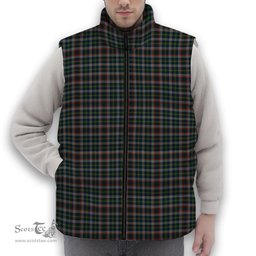 ScotsTee Shop Scottish Penman 2 Premium Tartan Puffer Vest Winter White Duck Down Vest Sleeveless