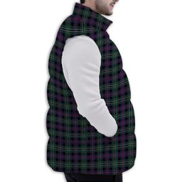 ScotsTee Shop Scottish Rose Hunting Modern Premium Tartan Puffer Vest Winter White Duck Down Vest Sleeveless