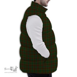 ScotsTee Shop Scottish McNachten Hunting Premium Tartan Puffer Vest Winter White Duck Down Vest Sleeveless