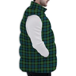 ScotsTee Shop Scottish Semple Ancient Premium Tartan Puffer Vest Winter White Duck Down Vest Sleeveless