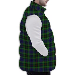 ScotsTee Shop Scottish Rutledge Premium Tartan Puffer Vest Winter White Duck Down Vest Sleeveless