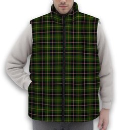 ScotsTee Shop Scottish MacLamroc Premium Tartan Puffer Vest Winter White Duck Down Vest Sleeveless