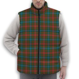 ScotsTee Shop Scottish Wilson Janet Ancient Clan Premium Tartan Puffer Vest Winter White Duck Down Vest Sleeveless