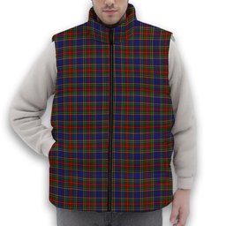 ScotsTee Shop Scottish McBeth Premium Tartan Puffer Vest Winter White Duck Down Vest Sleeveless