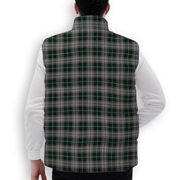 ScotsTee Shop Scottish MacSheehy Premium Tartan Puffer Vest Winter White Duck Down Vest Sleeveless