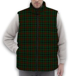 ScotsTee Shop Scottish Tennant Premium Tartan Puffer Vest Winter White Duck Down Vest Sleeveless