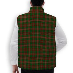 ScotsTee Shop Scottish Goldstraw Premium Tartan Puffer Vest Winter White Duck Down Vest Sleeveless