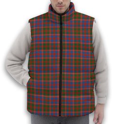 ScotsTee Shop Scottish MacColl Hunting Ancient Premium Tartan Puffer Vest Winter White Duck Down Vest Sleeveless