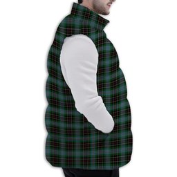 ScotsTee Shop Scottish Hislop Hunting Premium Tartan Puffer Vest Winter White Duck Down Vest Sleeveless
