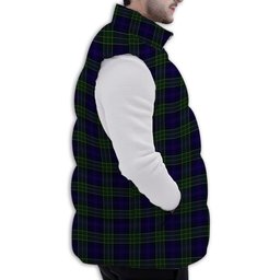 ScotsTee Shop Scottish Leung Premium Tartan Puffer Vest Winter White Duck Down Vest Sleeveless