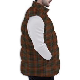 ScotsTee Shop Scottish MacDougall 1850 1 Premium Tartan Puffer Vest Winter White Duck Down Vest Sleeveless