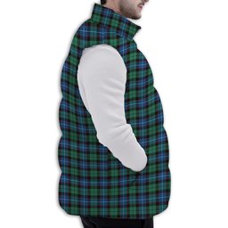 ScotsTee Shop Scottish Hunter Ancient Premium Tartan Puffer Vest Winter White Duck Down Vest Sleeveless