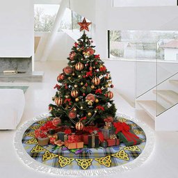 ScotsTee Shop Scottish Bell of the Borders Thistle Celtic Knot Tartan Christmas Tree Skirt