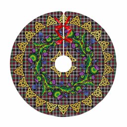 ScotsTee Shop Scottish Borthwick Ancient Thistle Celtic Knot Tartan Christmas Tree Skirt