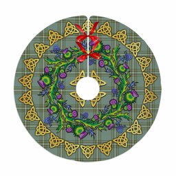 ScotsTee Shop Scottish Kelly Dress Thistle Celtic Knot Tartan Christmas Tree Skirt