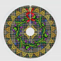 ScotsTee Shop Scottish Craig Ancient Thistle Celtic Knot Tartan Christmas Tree Skirt