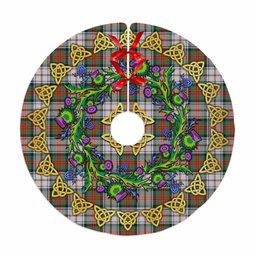 ScotsTee Shop Scottish MacDuff Dress Ancient Thistle Celtic Knot Tartan Christmas Tree Skirt