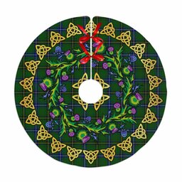 ScotsTee Shop Scottish Henderson Modern Thistle Celtic Knot Tartan Christmas Tree Skirt