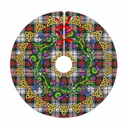 ScotsTee Shop Scottish MacDuff Dress Modern Thistle Celtic Knot Tartan Christmas Tree Skirt