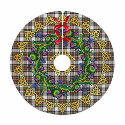 ScotsTee Shop Scottish Stewart Dress Modern Thistle Celtic Knot Tartan Christmas Tree Skirt