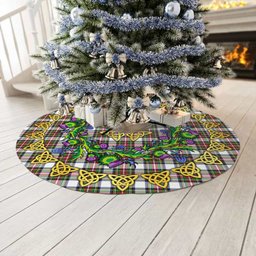 ScotsTee Shop Scottish Stewart Dress Modern Thistle Celtic Knot Tartan Christmas Tree Skirt