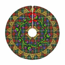 ScotsTee Shop Scottish Prince of Wales Thistle Celtic Knot Tartan Christmas Tree Skirt