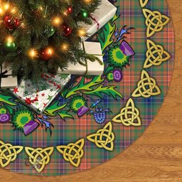 ScotsTee Shop Scottish Wilson Ancient Thistle Celtic Knot Tartan Christmas Tree Skirt
