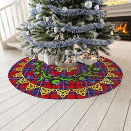 ScotsTee Shop Scottish Wishart Dress Thistle Celtic Knot Tartan Christmas Tree Skirt