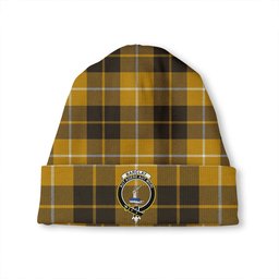 ScotsTee Shop Scottish Barclay Dress Weathered Clan Crest Tartan Plaid Knit Beanie