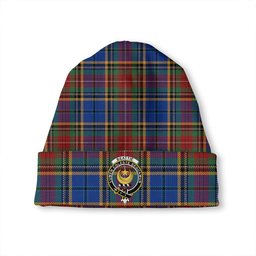 ScotsTee Shop Scottish Beattie Modern Clan Crest Tartan Plaid Knit Beanie