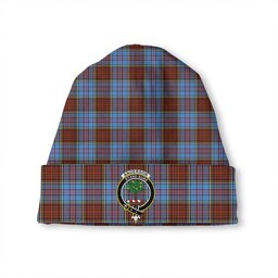 ScotsTee Shop Scottish Anderson Modern Clan Crest Tartan Plaid Knit Beanie