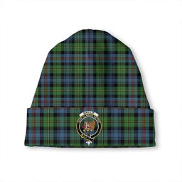 ScotsTee Shop Scottish Baillie of Lamington Clan Crest Tartan Plaid Knit Beanie