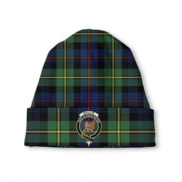ScotsTee Shop Scottish Baillie Modern Clan Crest Tartan Plaid Knit Beanie