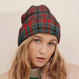 ScotsTee Shop Scottish Anderson of Ardbrake Clan Crest Tartan Plaid Knit Beanie