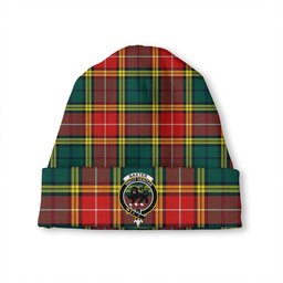 ScotsTee Shop Scottish Baxter of Balgavies Modern Clan Crest Tartan Plaid Knit Beanie