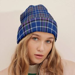 ScotsTee Shop Scottish Alexander of Menstry Ancient Clan Crest Tartan Plaid Knit Beanie