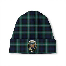 ScotsTee Shop Scottish Baillie of Polkemmet Modern Clan Crest Tartan Plaid Knit Beanie