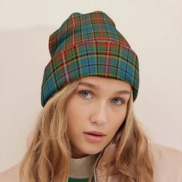 ScotsTee Shop Scottish Beattie Ancient Clan Crest Tartan Plaid Knit Beanie