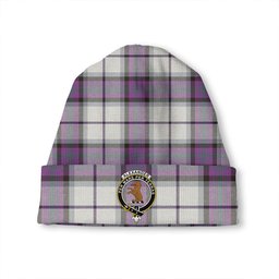 ScotsTee Shop Scottish Alexander of Menstry Dress Weathered Clan Crest Tartan Plaid Knit Beanie