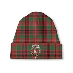 ScotsTee Shop Scottish Ainslie Ancient Clan Crest Tartan Plaid Knit Beanie