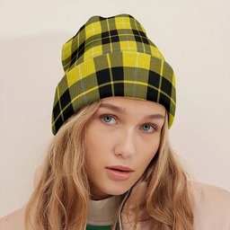 ScotsTee Shop Scottish Barclay Dress Modern Clan Crest Tartan Plaid Knit Beanie