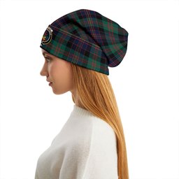 ScotsTee Shop Scottish Cameron of Erracht #3 Modern 2 Clan Crest Tartan Plaid Knit Beanie