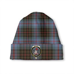 ScotsTee Shop Scottish Brodie Hunting Weathered Clan Crest Tartan Plaid Knit Beanie