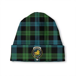 ScotsTee Shop Scottish Campbell of Lochawe Ancient 2 Clan Crest Tartan Plaid Knit Beanie
