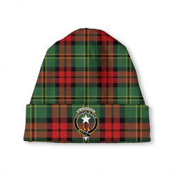 ScotsTee Shop Scottish Blackstock Hunting Modern Clan Crest Tartan Plaid Knit Beanie