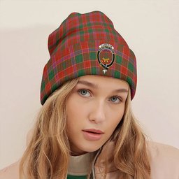 ScotsTee Shop Scottish Cameron of Lochiel #2 (Munro #2) Ancient Clan Crest Tartan Plaid Knit Beanie