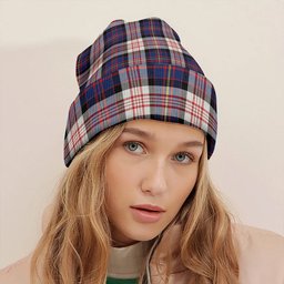 ScotsTee Shop Scottish Cameron of Erracht Dress #2 Modern 2 Clan Crest Tartan Plaid Knit Beanie