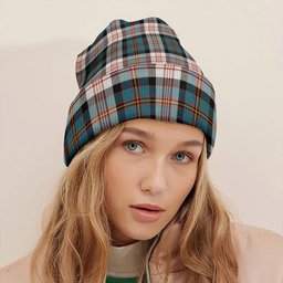 ScotsTee Shop Scottish Cameron of Erracht Dress Ancient 2 Clan Crest Tartan Plaid Knit Beanie