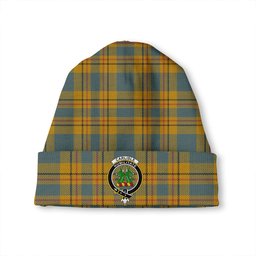 ScotsTee Shop Scottish Carlisle (Carlill) Weathered Clan Crest Tartan Plaid Knit Beanie